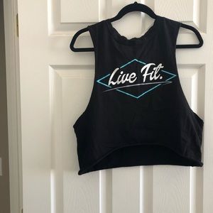 Live Fit Cropped Muscle Tank
